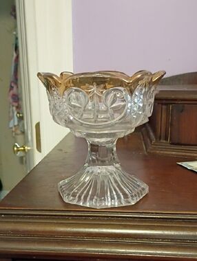 Eapg Martinsville Glass Compote